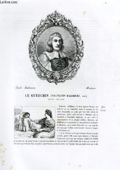 Biographie du Guerchin "François Barbieri, dit" (né en 1590, mort …