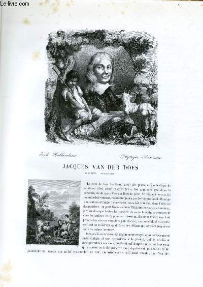 Biographie de Jacques Van Der Does ; Extrait du Tome …
