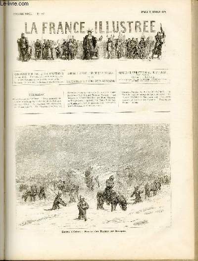 LA FRANCE ILLUSTREE N° 167 - Guerre d'orient: Marche des Russes sur Gallipoli.