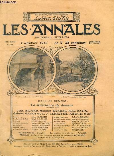 LES ANNALES POLITIQUES ET LITTERAIRES N° 1489 Le Livre du Jour - Le Petit Décaméron, par Charles Foley.