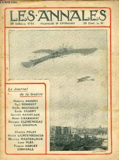 LES ANNALES POLITIQUES ET LITTERAIRES N° 1635 L'attentat (Illustré par …