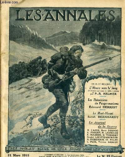 LES ANNALES POLITIQUES ET LITTERAIRES N° 1656 Les diables bleus …