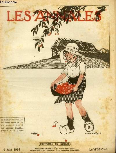 LES ANNALES POLITIQUES ET LITTERAIRES N° 1719 Printemps de guerre, …