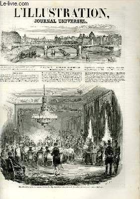 L'ILLUSTRATION JOURNAL UNIVERSEL N° 304- fistoire de la semaine. Dépouillement …