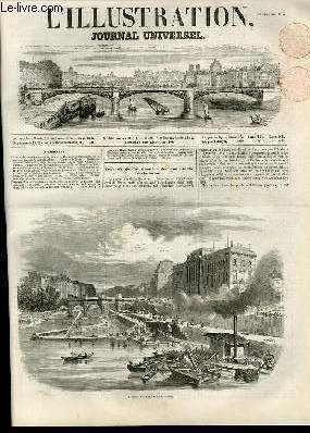 L'ILLUSTRATION JOURNAL UNIVERSEL N° 460-Travaux de canalisation de la Seine. …