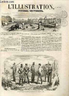 L'ILLUSTRATION JOURNAL UNIVERSEL N° 586-Histoire delasemaine.— Courrier de Paris. —La garde impériale (suite). — Le dernier Flagellant (suite). *— Gallipoli et Scutari. — Revue agricole.— Embellissements de Paris.— Agitation catholiqueen Irlande. .