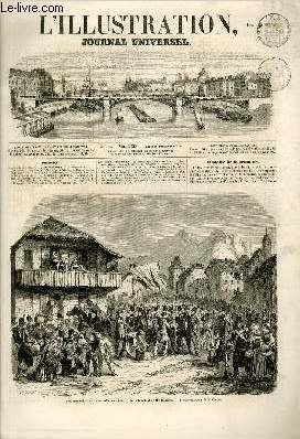 L'ILLUSTRATION JOURNAL UNIVERSEL N° 729-Histoire de la semaine. — Courrier de Paris. — Un Raphaël perdu. — L’empereur et l’impératrice d’Autriche à Vérone.— Exposition des chefs-d’œuvre dis beaui-arts à Manchester. —'.Chronique littéraire. — Le schah de