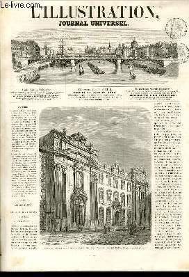 L'ILLUSTRATION JOURNAL UNIVERSEL N° 1142-Les ministères du royaume d’Italie à Florence (2* article). — Revue politique de la semaine — Courrier de Paris. — Campement d’hiver de la colonne Lapasset, au Mellab des Matmatas. — La première étape du contingent