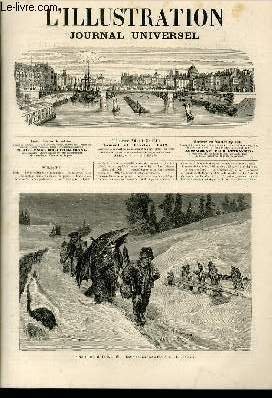 L'ILLUSTRATION JOURNAL UNIVERSEL N° 1513-Texte : — Revue politique de la semaine. — Courrier de Paris.—L'instruction primaire : une école primaire dans le haut Jura. — Chronique parlementaire. — Événements d’Algérie :entrée de la colonne expédition