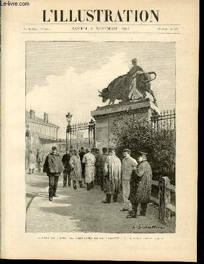 L'ILLUSTRATION JOURNAL UNIVERSEL N° 2854 - Gravures: devant la porte …