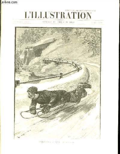 L'ILLUSTRATION JOURNAL UNIVERSEL N° 2920 - Gravures: Tobboganing, à Davos … | Immagine principale