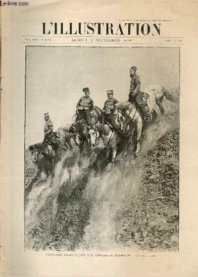 L'ILLUSTRATION JOURNAL UNIVERSEL N° 2950 - Gravures: exercices d'équitation aux chasseurs d'Afrique par Rousseau / Articles: la petite mademoiselle par Adolphe Cheneviere - fetes orthodoxes à Jérusalem - l'affaire Dreyfus à Rennes par Edmond Frank.