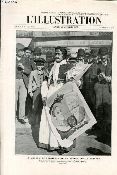 L'ILLUSTRATION JOURNAL UNIVERSEL N° 3270 - Gravures: le voyage du …