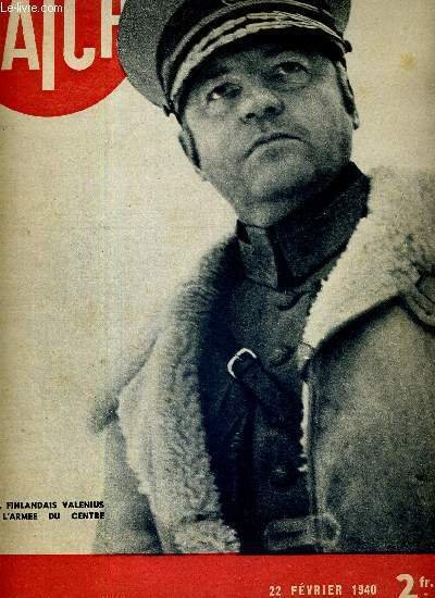 MATCH N° 86 - 22 février 1940 - Le général …