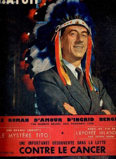 PARIS MATCH N° 6 - Pierre de Gaulle, chef peau-rouge … | Immagine principale