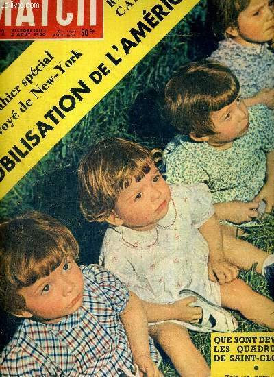 PARIS MATCH N° 72 - que sont devenus les quadruplés …
