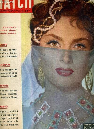 PARIS MATCH N° 184 - Gina Lollobrigida, une des trois …