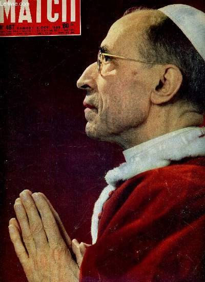 PARIS MATCH N° 497 - 18 octobre 1958 - la …