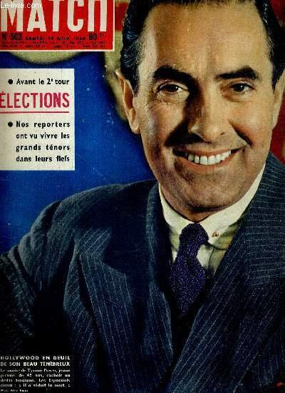 PARIS MATCH N° 503 - 29 novembre 1958 - avant …