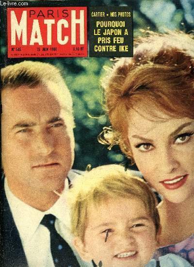 PARIS MATCH N° 585 - A travers ce couple, le …