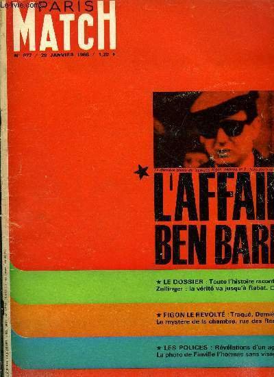 PARIS MATCH N° 877 - L'affaire, Georges Figon, dans son …