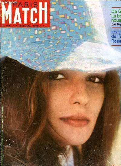 PARIS MATCH N° 1022 - Devant ses pairs gaullistes, Ortoli …