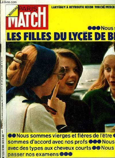PARIS MATCH N° 1253 - Les filles de Brest, Chirac …