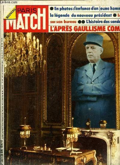 PARIS MATCH N° 1307 - Dans le bureau de l'Elysée, …