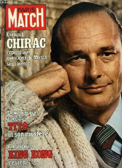 PARIS MATCH N° 1438 - Liv Ullmann dit tout sur ses amours avec Bergman, Agnelli et Khadafi : deux associés qui ne se connaissent pas, Pierre Mauroy Norbert Segard : match au finish pour la mairie de Lille, Barbara Barnard: la BB brune d'Afrique du Sud