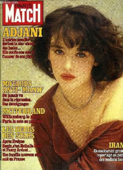 PARIS MATCH N° 1776 - Isabelle Adjani : on la …