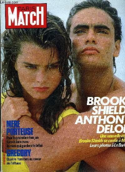PARIS MATCH N° 1870 - Brooke Shields et Anthony Delon …