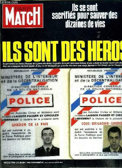 PARIS MATCH N° 1948 - Dard raconte Hossein, Les poltergeist …