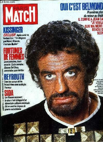 PARIS MATCH N° 1969 - Chabro jette le masque, Le …