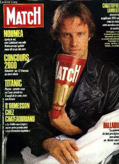 PARIS MATCH N° 2000 - Dans l'intimité de La Callas, …