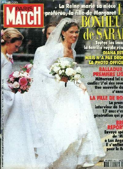 PARIS MATCH N° 2357 - Sarah, la fille de Romy, …