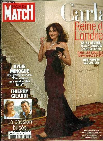 PARIS MATCH N° 3072 - Carla Bruni Sarkozy, comment elle …