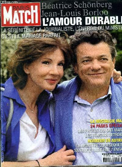 PARIS MATCH N° 3076 - Béatrice Schonberg et Jean Louis …