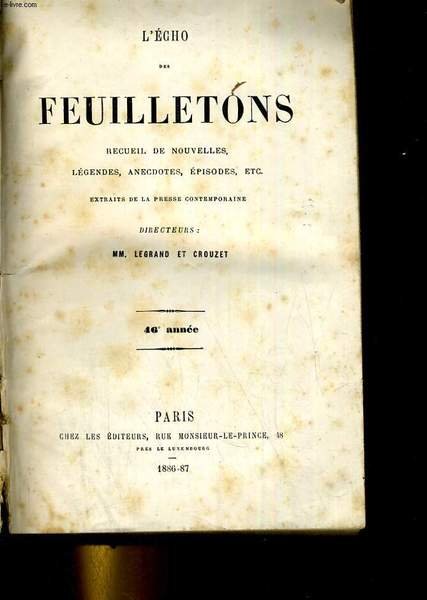 L'echo des feuilletons
