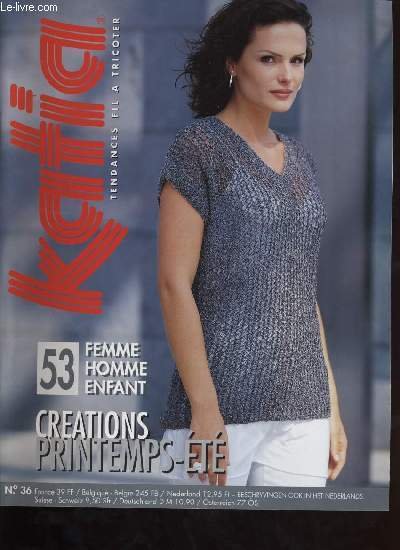 KATIA tendance à tricoter. créations printemps-été. No. 36