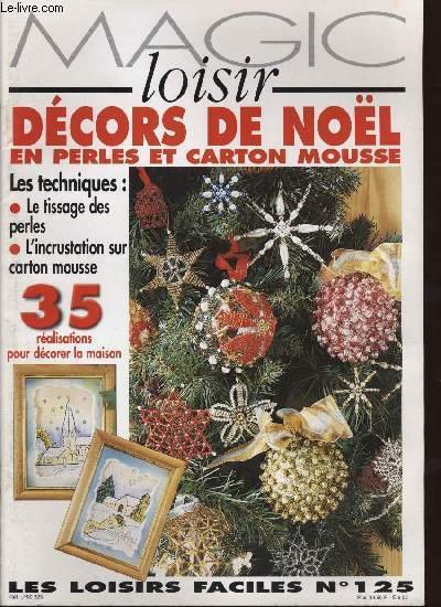 MAGIC LOISIR Décors de Noël en perles et carton mousse. … | Immagine principale