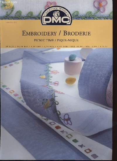 EMBROIDERY / BRODERIE picnic time / pîque-nique
