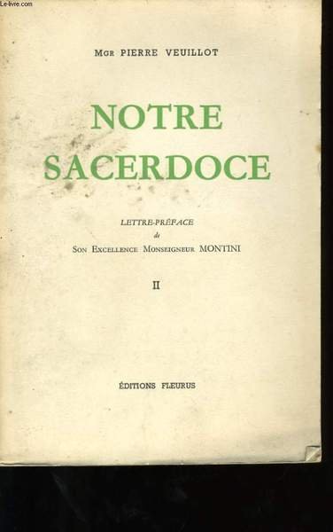 NOTRE SACERDOCE. TOME 2. | Immagine principale