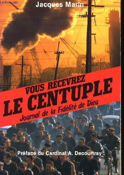 VOUS RECEVREZ LE CENTUPLE. JOURNAL DE LA FIDELITE DE DIEU.