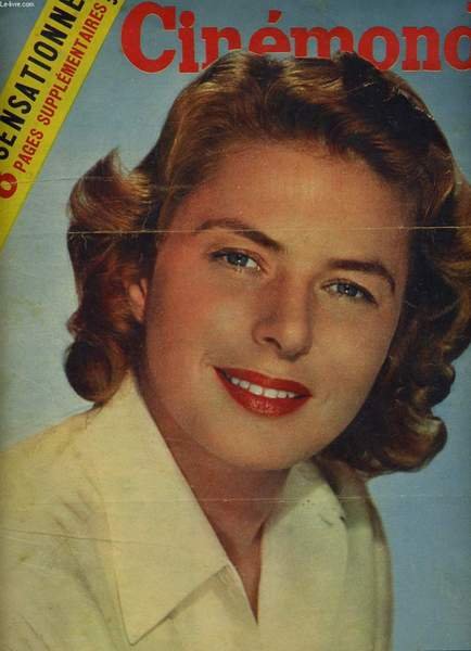 CINEMONDE - 23e ANNEE - N° 1116 - INGRID BERGMAN … | Immagine principale