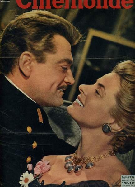 CINEMONDE - 24e ANNEE - N° 1153 - INGRID BERGMAN ET JEAN MARAIS pour la 1er fois réunis à l'éran dans "ELENA ET LES HOMMES"