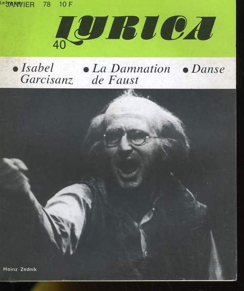 LYRICA - 5e ANNEE - N° 40 - ISABEL GARCISANZ …