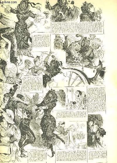 LA VIE PARISIENNE 22e année - N° 8 - SANS PHRASES ! de S. - EN MUSIQUE! LA DAMNATION DE FAUST de D. G. - A NICE PENDANT L'EXPOSITION: UNE JOURNEE DE CARNAVAL de YVES & BARRET. - QUELQUES COSTUMES AVEC LA MANIERE DE S'EN SERVIR.