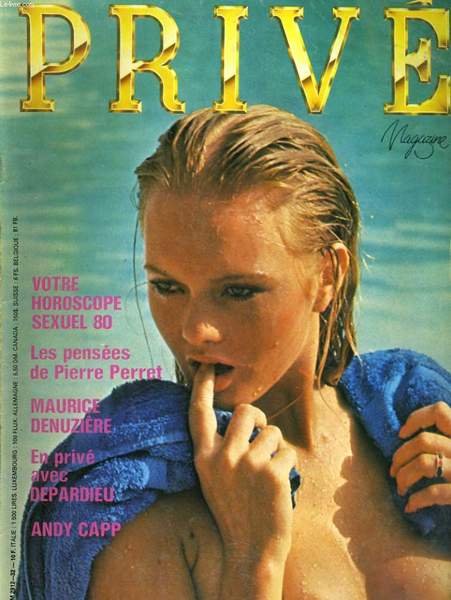 PRIVE magazine N° 32 - VOTRE HOROSCOPE SEXUEL 80 - LES PENSEES DE PIERRE PERRET - MAURICE DENUZIERE - EN PRIVE AVEC DEPADIEU - ANDY CAPP.