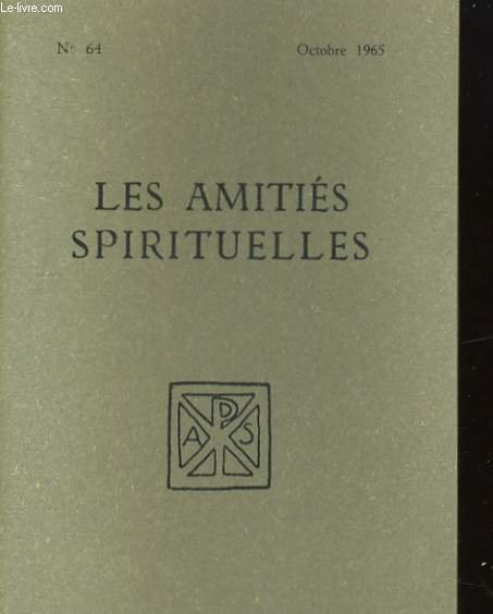 LES AMITIES SPIRITUELLES. N°64
