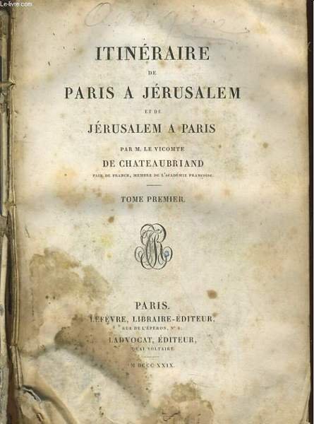 ITINERAIRE DE PARIS A JERUSALEM ET DE JERUSALEM A PARIS … | Immagine principale